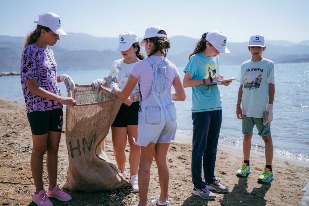 COSMOTE-Cleaning plastic Kefalonia